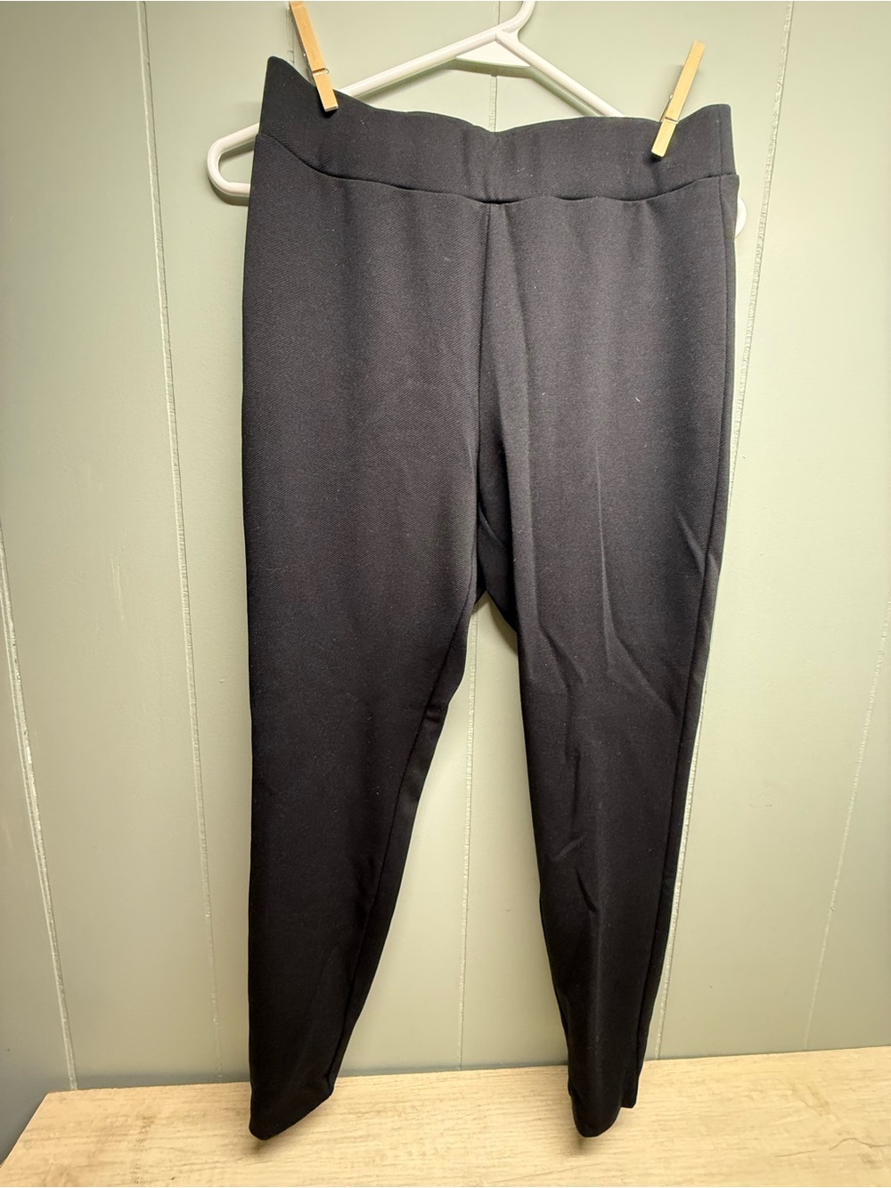Talbots Black Ponte Skinny Pants